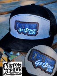 Image 2 of EBGD Snap Back Trucker Cap w/ Nightime Logo Patch 