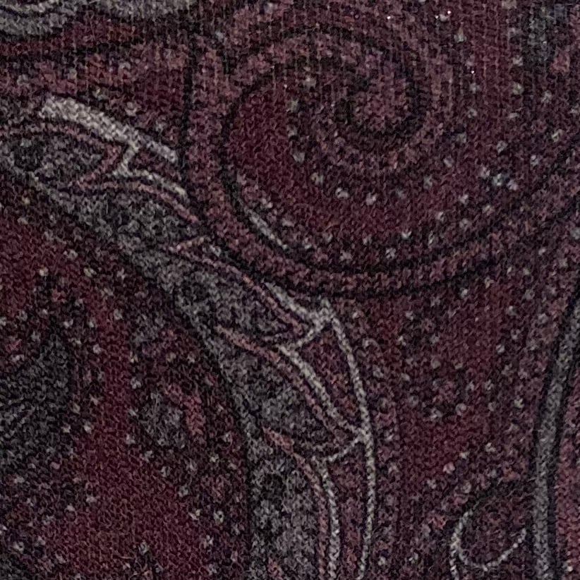 Image of Burgundy & Pink Paisley 