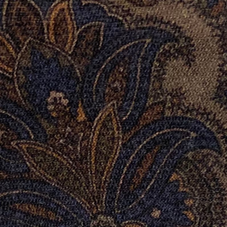Image of Blue & Gold Paisley