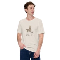 Image 4 of River View Alpaca Co. Logo Unisex T-shirt