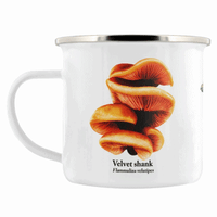 Image 1 of Mushroom Trio Enamel Mug - Nature's Delights Collection