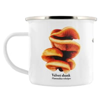 Image 2 of Mushroom Trio Enamel Mug - Nature's Delights Collection