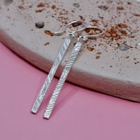 Image 1 of Dancing Plumes - hanging earrings 