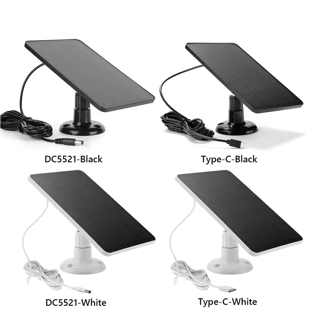 USB And Type -C Solar Panels 10W 5V  2 in 1 Micro Outdoor Solar Cells 