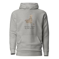 Image 3 of River View Alpaca Co. Logo Unisex Hoodie Sweatshirt