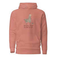 Image 5 of River View Alpaca Co. Logo Unisex Hoodie Sweatshirt