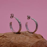 Image 1 of Plume Hoops - Medium