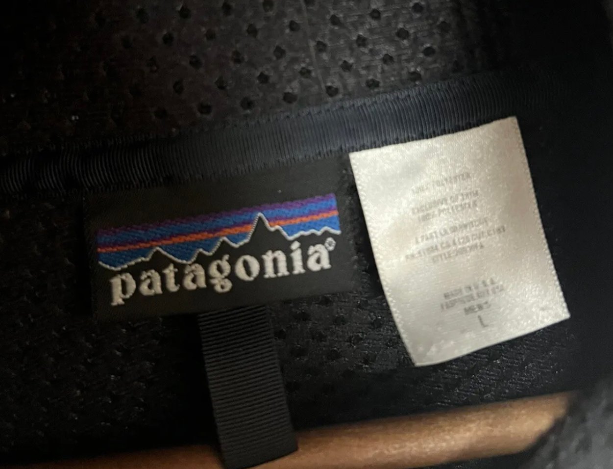 Image of Vintage Patagonia Deep Pile Rhythm Jacket Large Black 