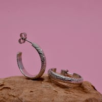 Image 4 of Plume Hoops - Medium
