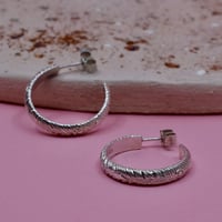 Image 3 of Plume Hoops - Medium