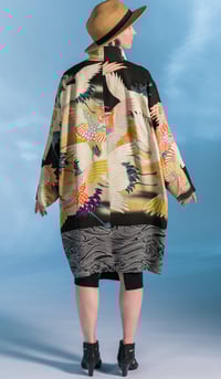 Image 3 of Cranes Over Ocean Oversize Coat