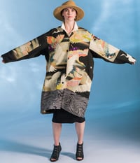 Image 4 of Cranes Over Ocean Oversize Coat