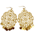 PARADISO - Gold Marrakech Filigree Earrings - Petite Image 2