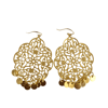 PARADISO - Gold Marrakech Filigree Earrings - Petite