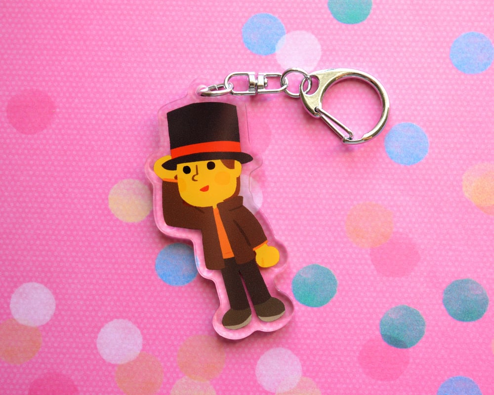 Image of Professor Layton 2.5" Charm