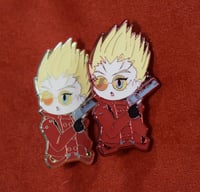 Image 4 of Love & Peace Typhoon Chibi Enamel Pin