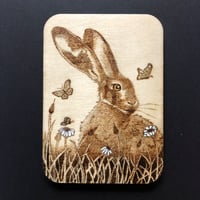 Image 2 of The Believer Mini Wood Panel