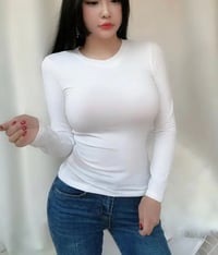 Long Sleeve White Tee