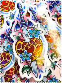 Holographic Heart & Sword