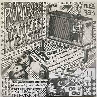 Image of Spring Clean! PLUNDERERS / THE CREEPS :: Pounding Tales flexi 7” (flex 1)