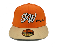 Image 1 of SAVIOR SW NEW ERA 5950 - Orange Cream 