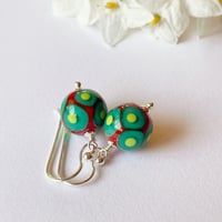 Image 2 of Earrings - Layered Dots