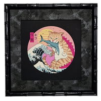 Image 1 of FRAMED NEO-TRAD JAPANESE POP ART