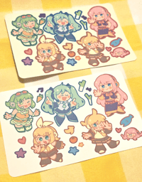 Image 2 of Vocaloid Vinyl Sticker Sheet