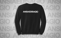 ANSIA E DISAGIO FELPA NERA UNISEX 