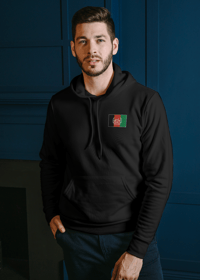 Image 2 of Afghanistan flag hoodie Unisex 