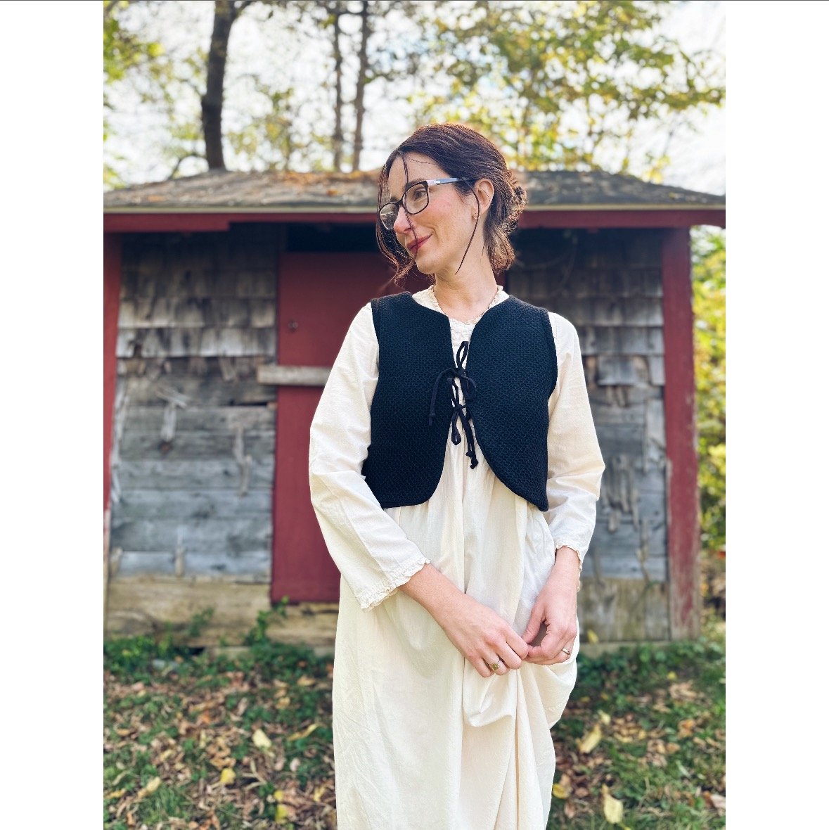 TODAYFUL - 美品 aere quilt stitch cotton vest ブラック