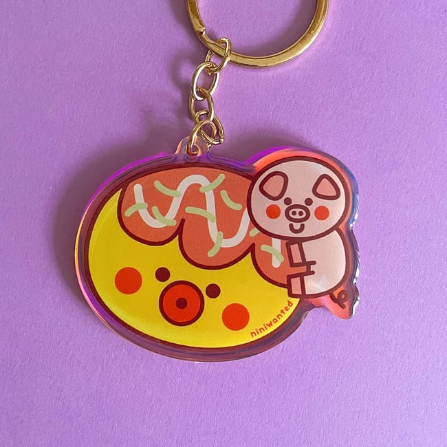 Keychain - Takoyaki | Niniwanted