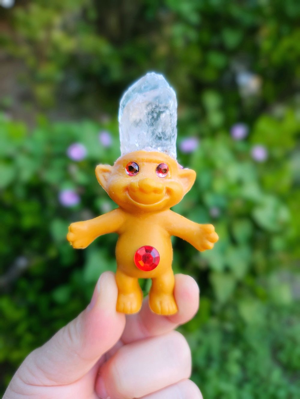 Ugly but Cute Crystal Troll 3.5"