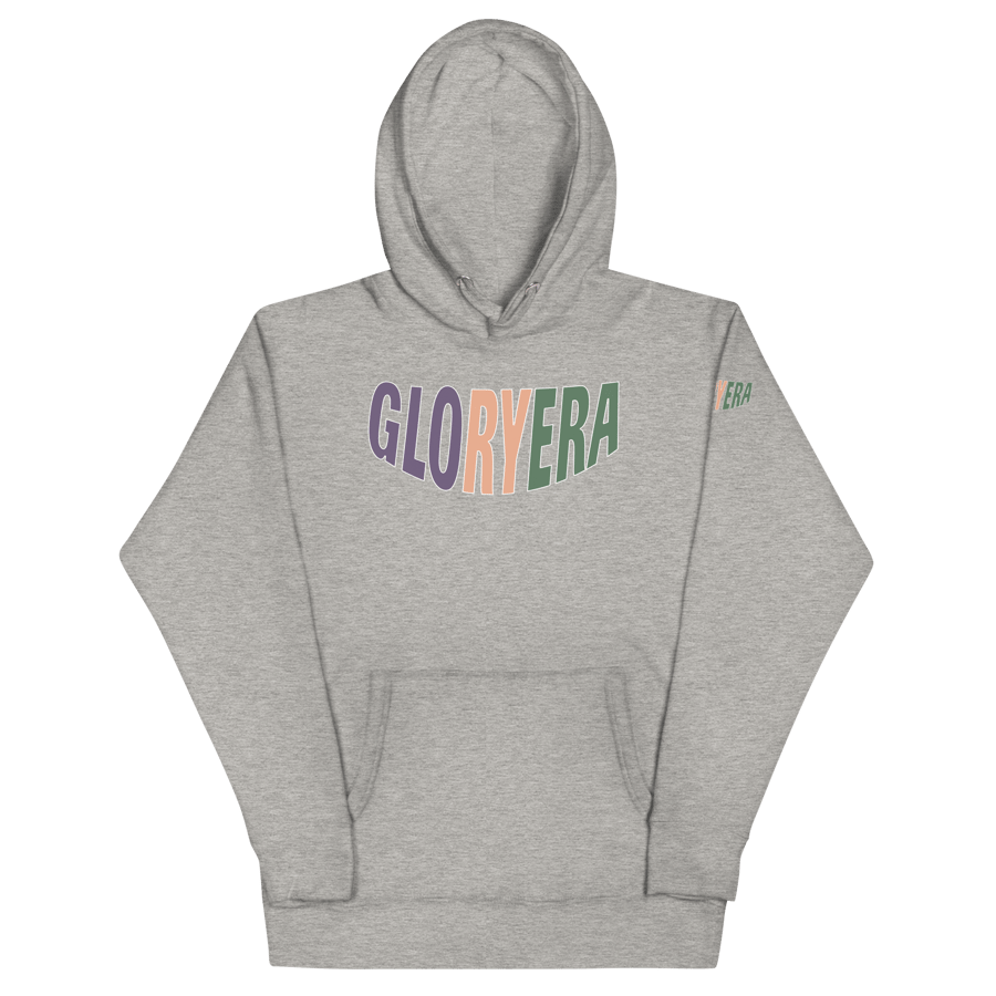 Image of GLORYERA® CREW HOODIE (PERI PURP/AMBER/RUSSIAN GREEN)