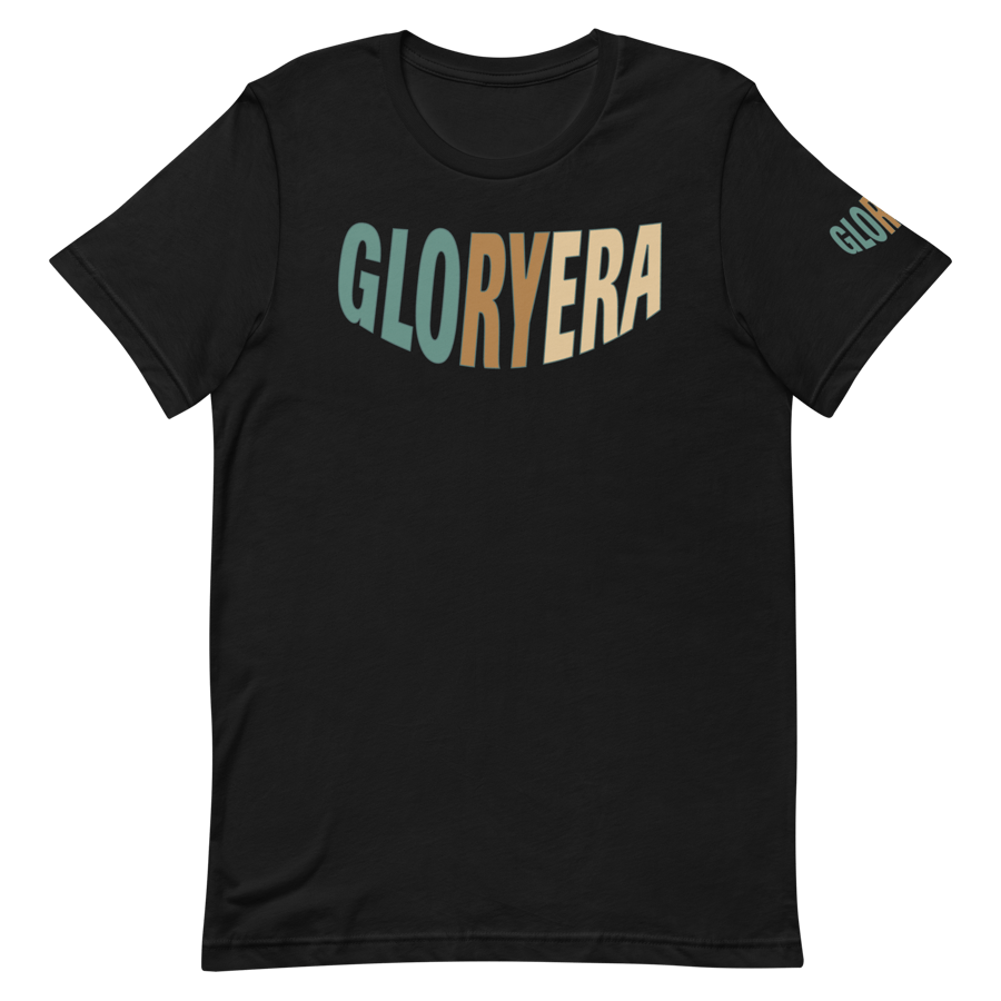 Image of GLORYERA® CREW TEE (BLACK/GREEN ECO/PUNKIN/SUNSET ORANGE)