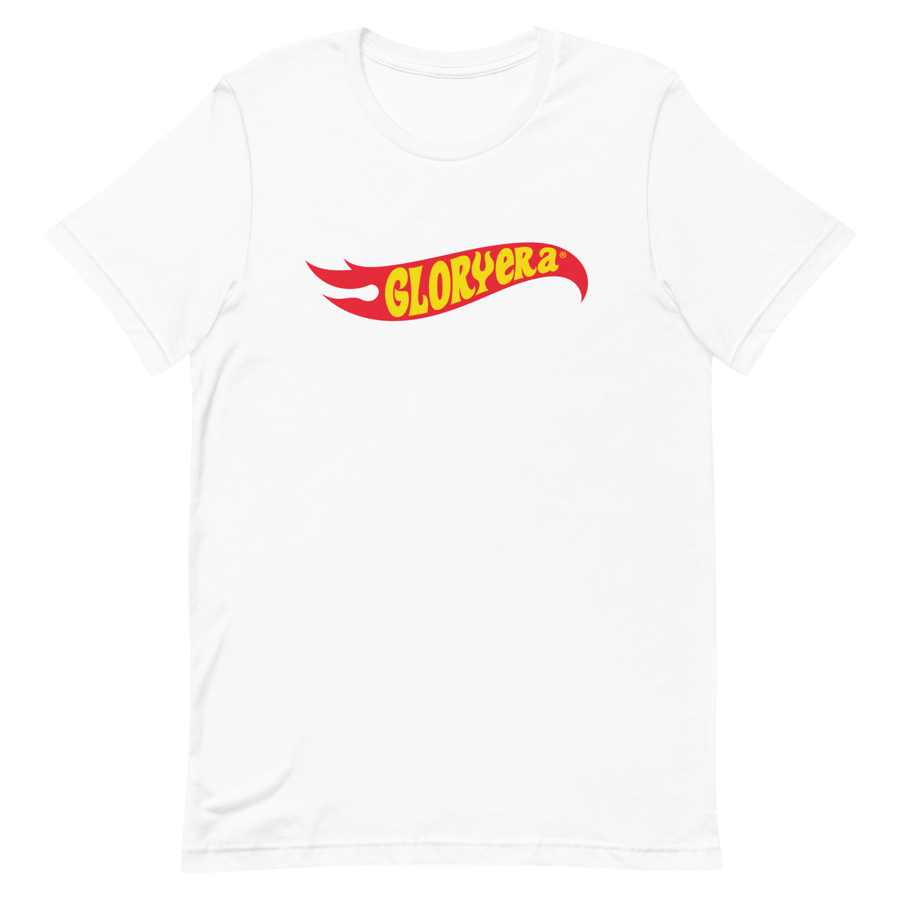 Image of GLORYERA® HOT WHEELS TEE (WHITE)