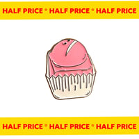 Pink FrogCake Enamel Pin (half price)