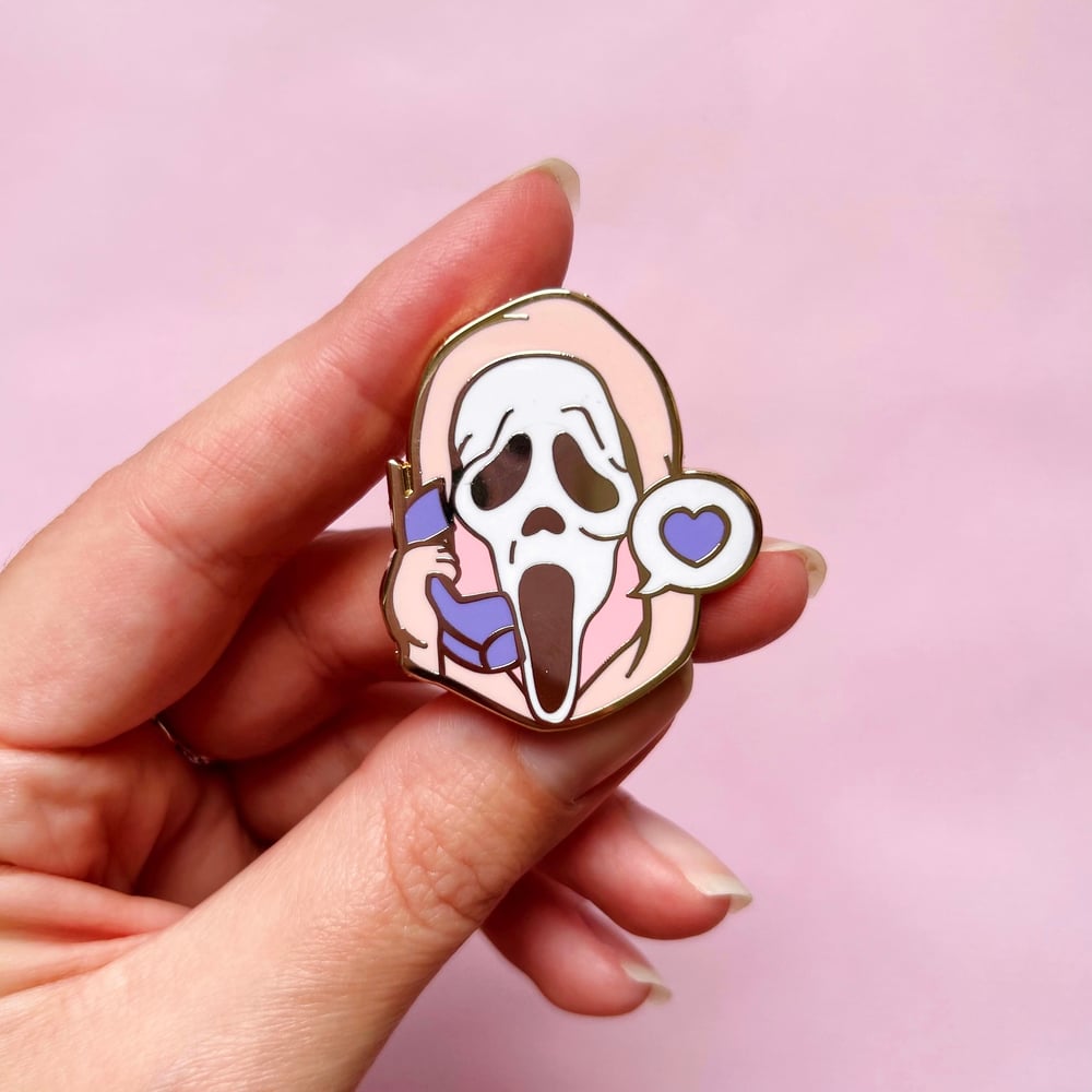 Image of Ghostface pin