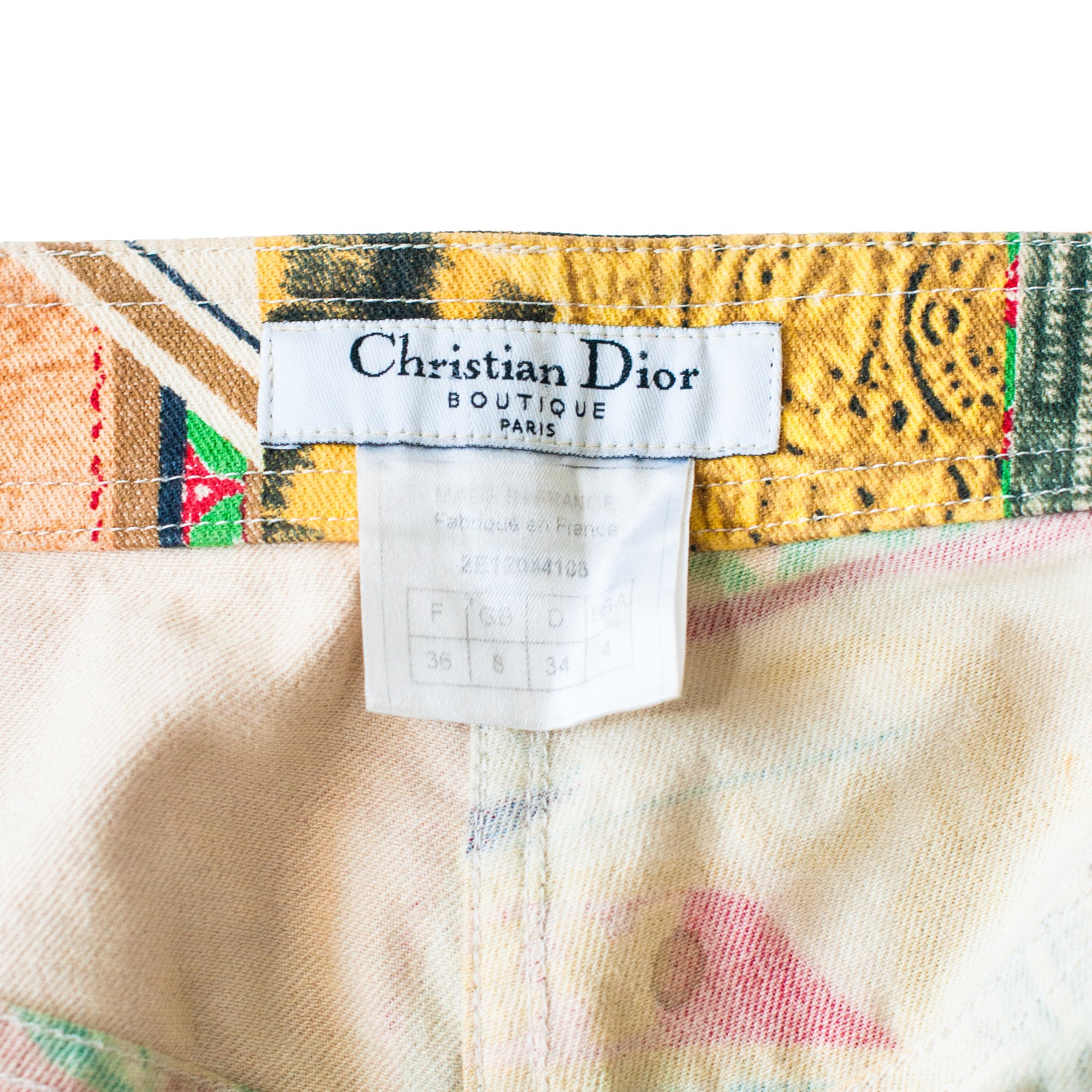 Image of Christian Dior 2002 Cuban Cigar Trousers
