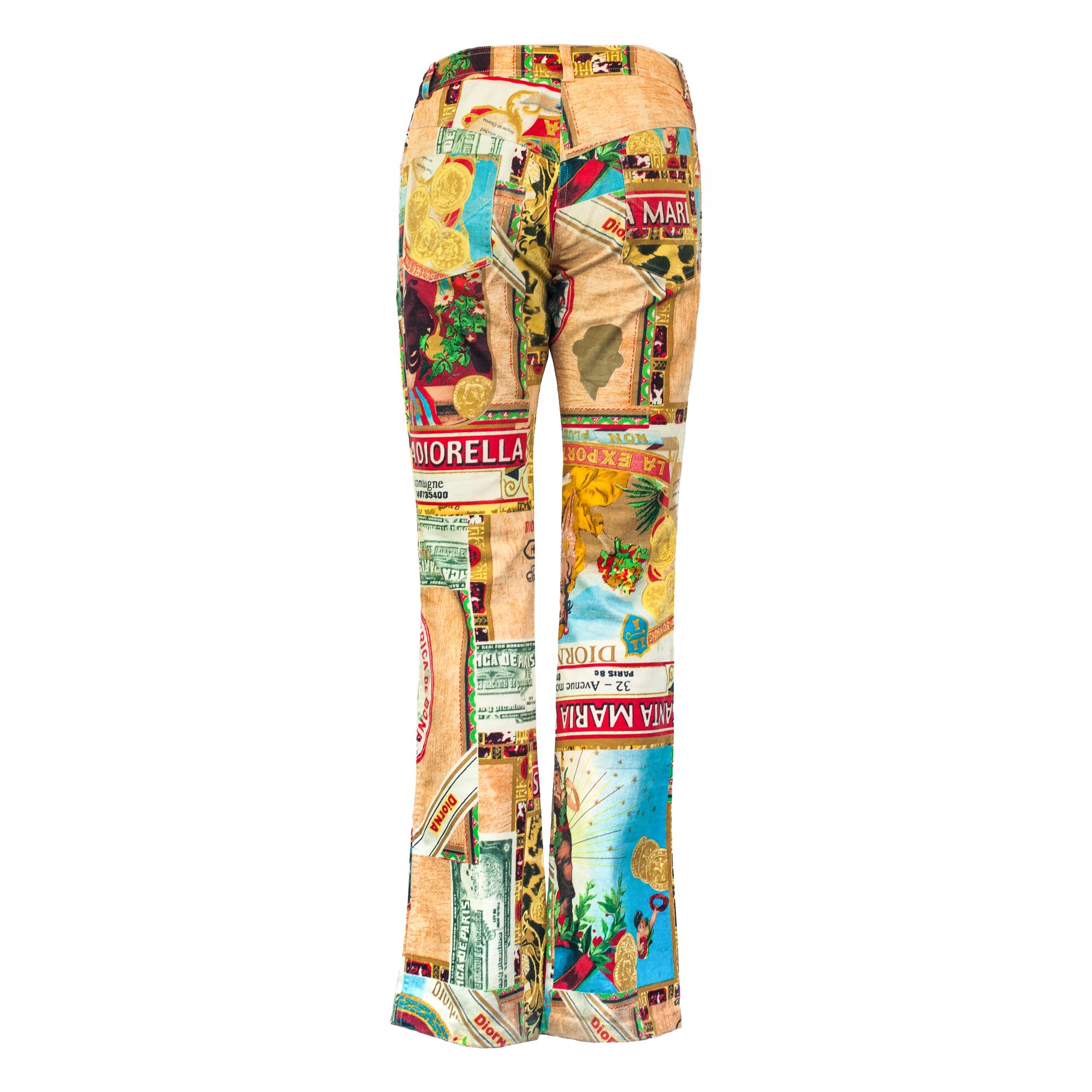 Image of Christian Dior 2002 Cuban Cigar Trousers