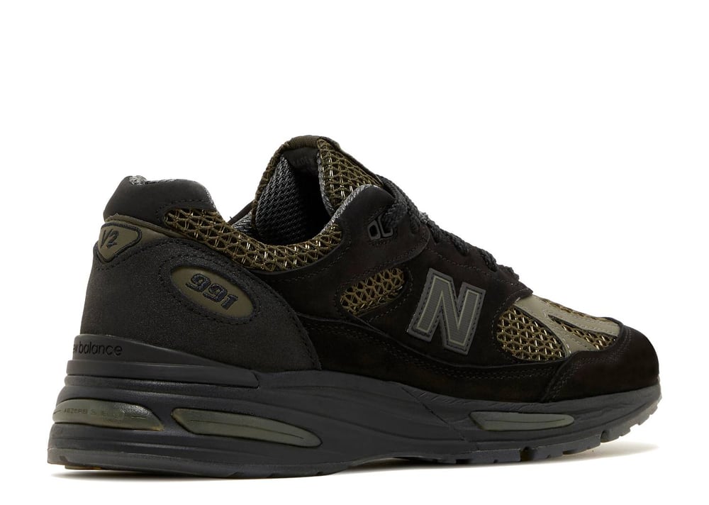 NEW BALANCE STONE ISLAND X 991V2 MADE IN ENGLAND 'BLACK'