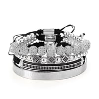 Image 4 of CP Luxe Crown King Mens Bracelets Sets