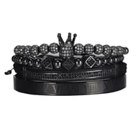 Image 5 of CP Luxe Crown King Mens Bracelets Sets