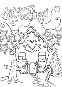 Image 2 of Christmas Cards - Gingerbread House