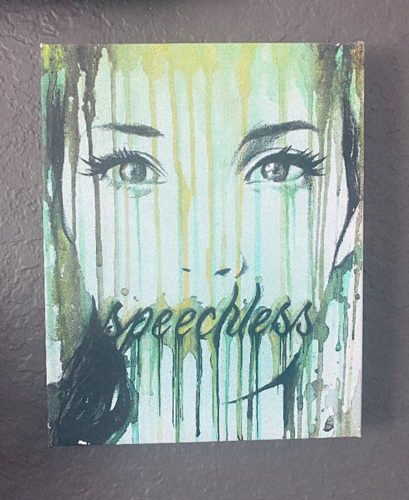 Image of Speechless Canvas Print