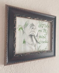 "NEXT" Framed Watercolor/Illustration