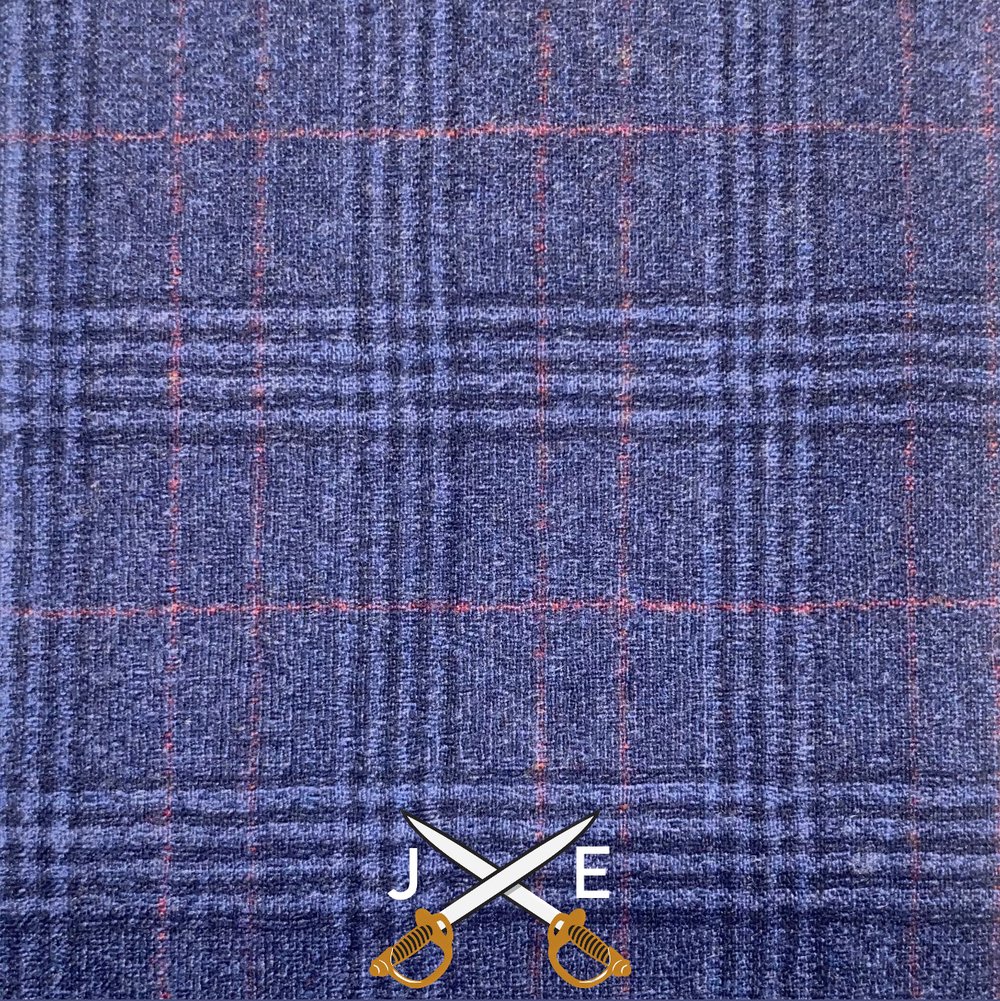 Image of Navy/Maroon P.O.W. Signature Tie