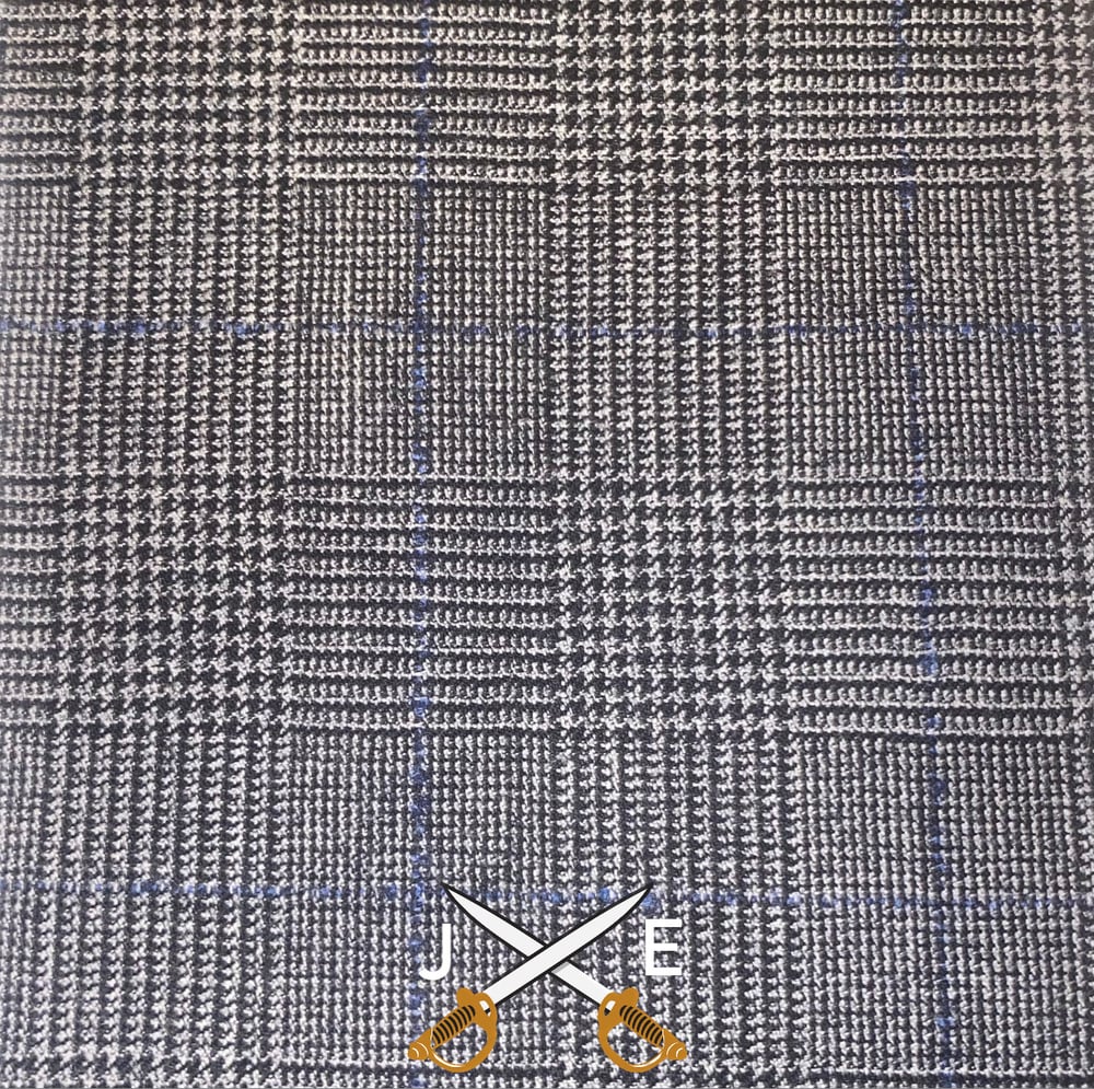 Image of Uniform Blue/Grey P.O.W. Signature Tie