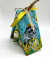 Golden-Crowned Kinglet bird house ornament