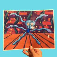 Squid Dance Glossy Print